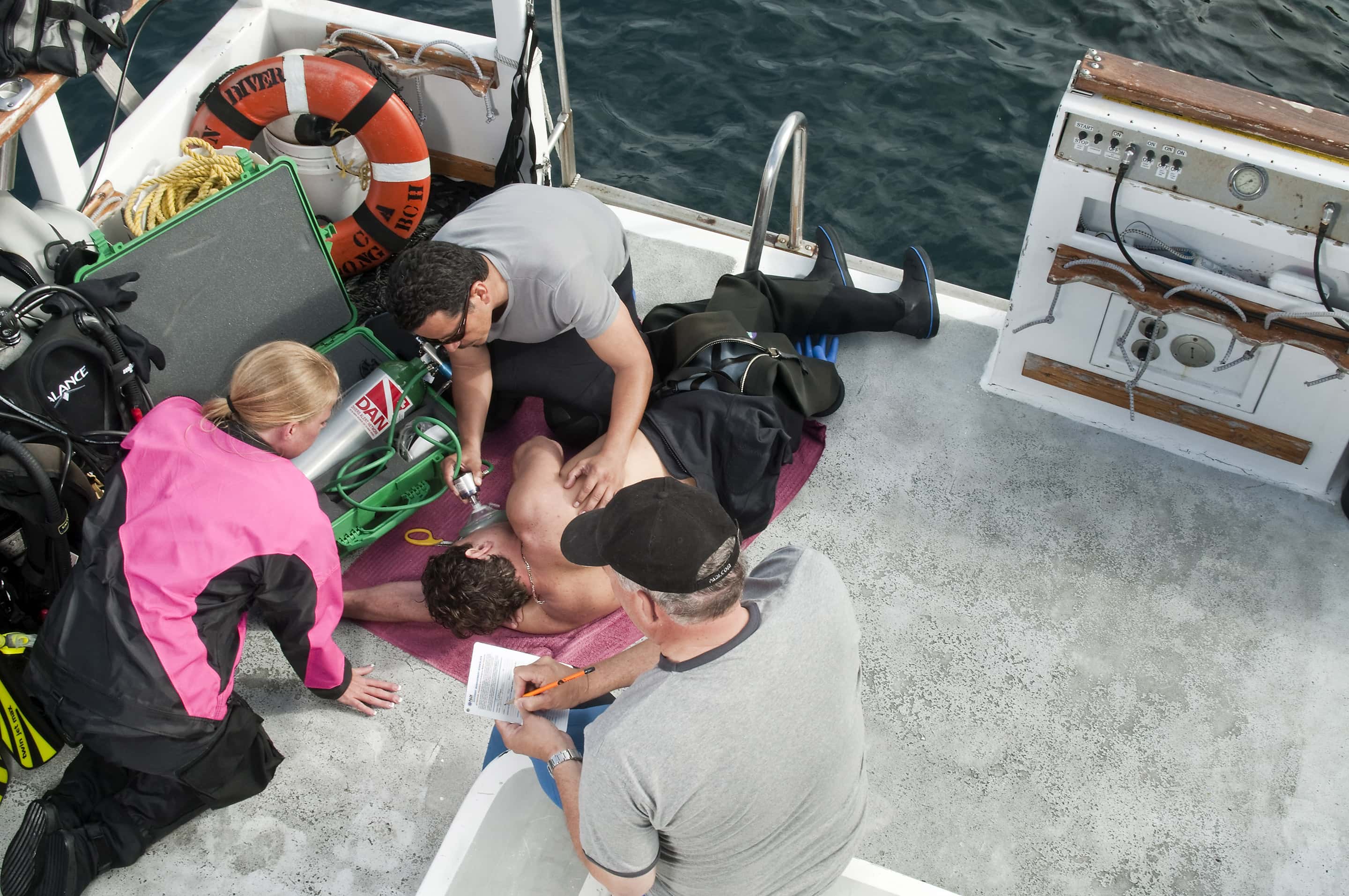 Emergency First Response training for divers in Hurghada